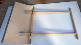 15 003 Wooden shovel for the snow, 100cm