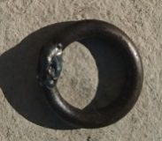 13 004 Ring for the chain, 6mm, 5cm, welded