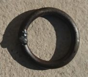13 006 Žiedas grandinei, 6mm, 7cm, suvirinintas